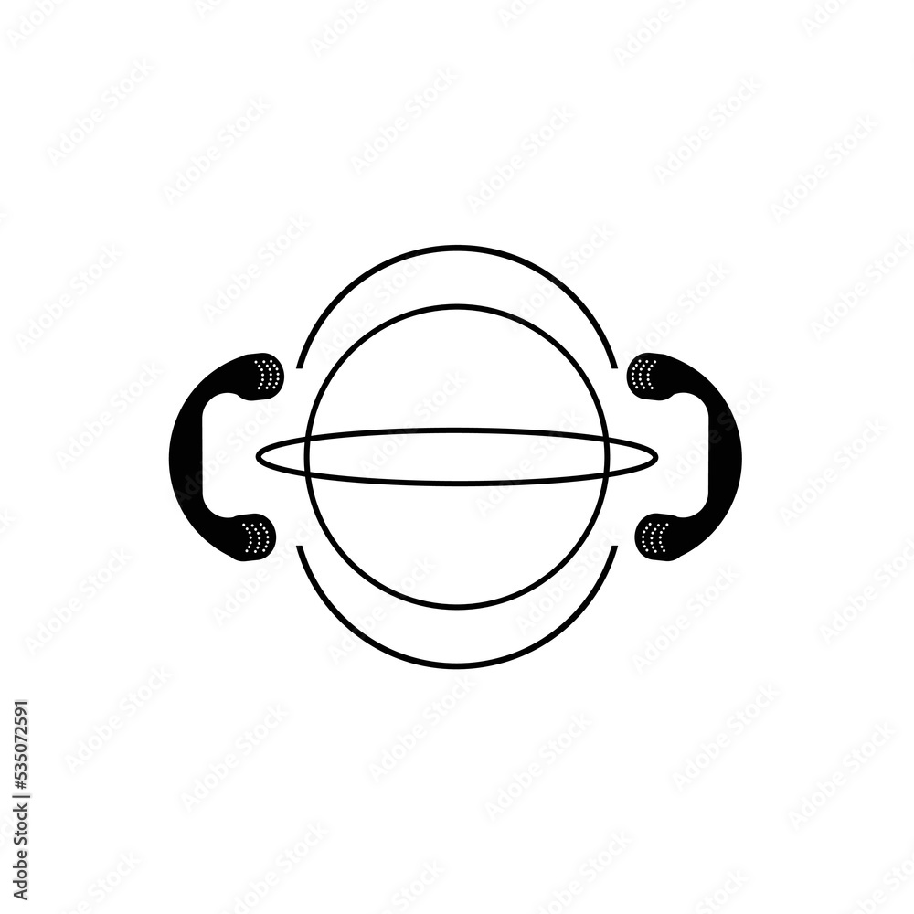 communication all over the world with cell phone illustration vector design for business communication all over the world with cell phone illustration vector design for business