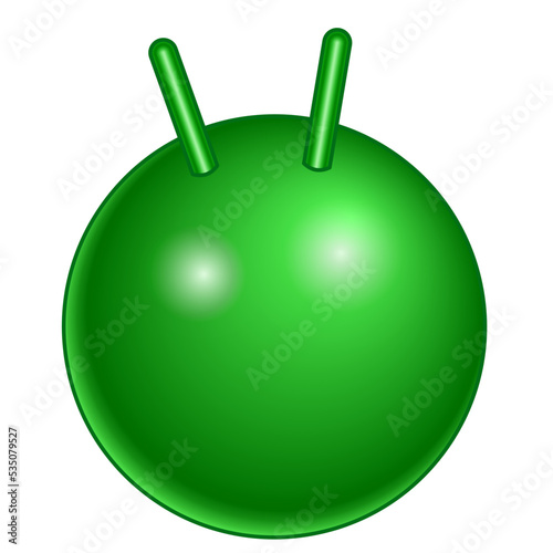 Handled ball illustration