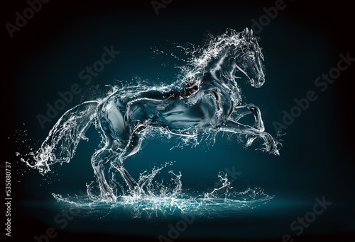 horse in the water fenix photo