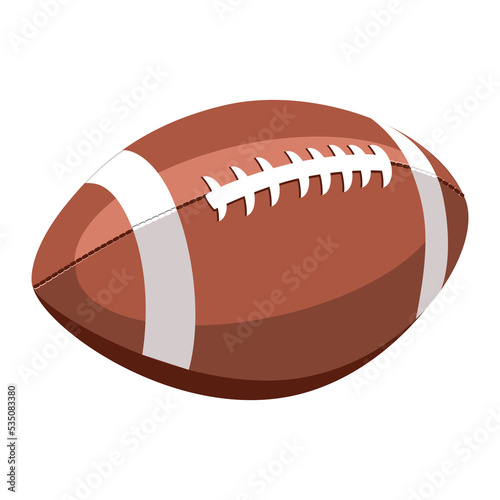 American football ball vector illustration 
