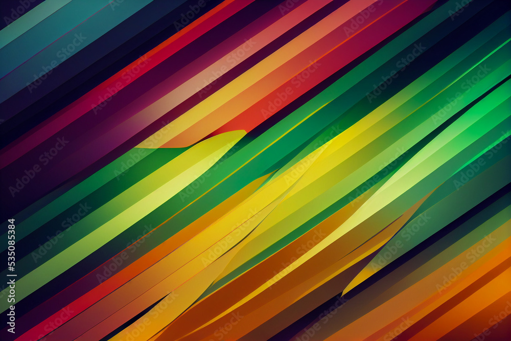 Colorful pattern digital illustration background, HD wallpaper.