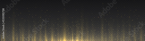 Garland light gold glitter hanging vertical lines