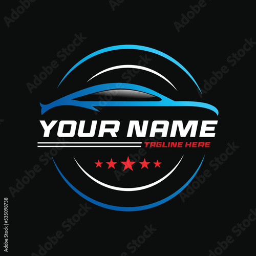 Car logo design for automotive business. Car icon logo