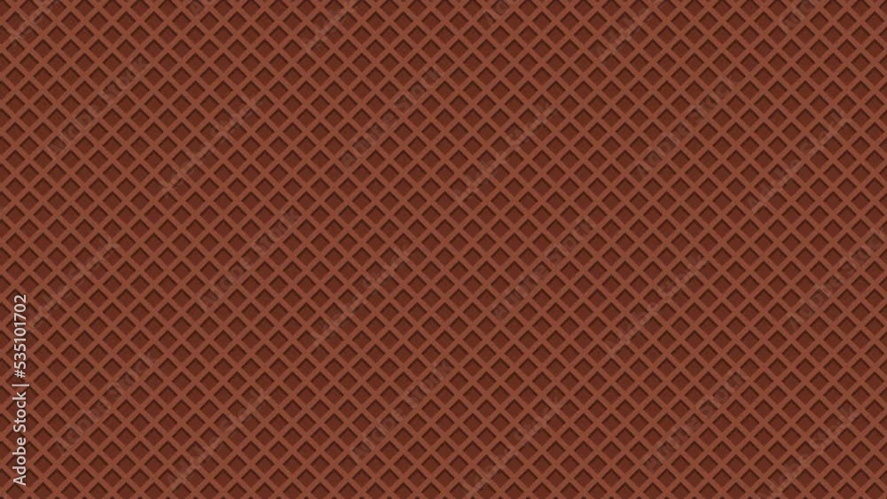 Waffle motion seamless pattern. Moving sideways. Waffle background. Waffles seamless pattern. Sweet and delicious food. 4K seamless loop video footage Waffle motion seamless pattern. Moving sideways. Waffle background. Waffles seamless pattern. Sweet and delicious food. 4K seamless loop video footage