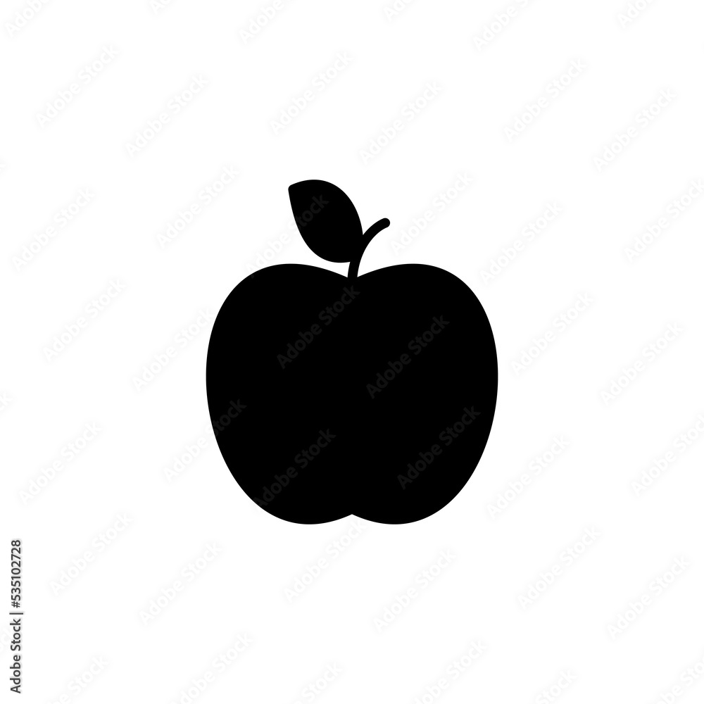 Apple icon vector for web and mobile app. Apple sign and symbols for web design. Apple icon vector for web and mobile app. Apple sign and symbols for web design.
