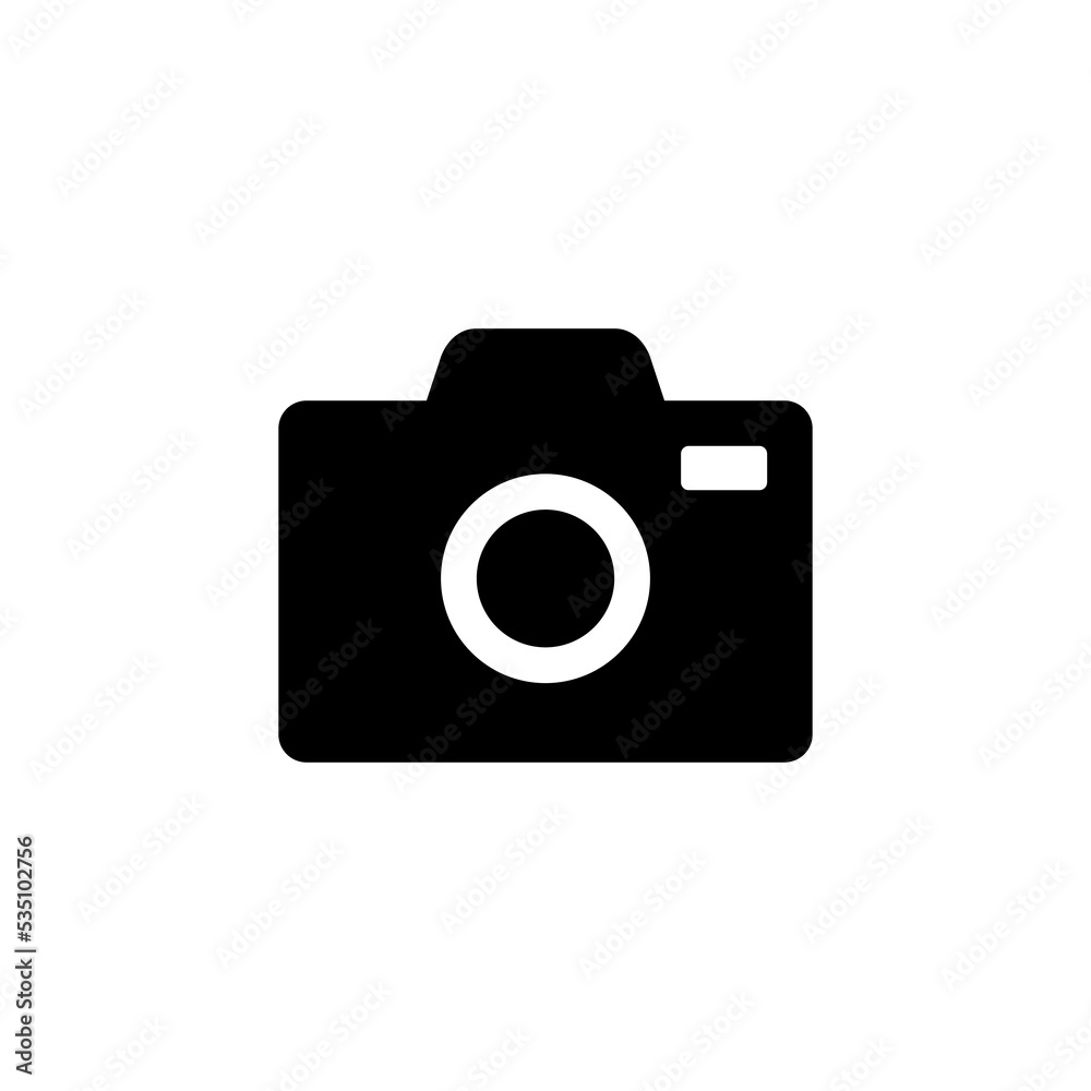 Camera icon vector for web and mobile app. photo camera sign and symbol. photography icon. Camera icon vector for web and mobile app. photo camera sign and symbol. photography icon.