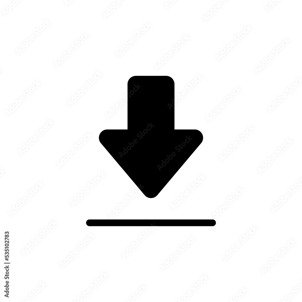 Download icon vector for web and mobile app. Download sign and symbol Download icon vector for web and mobile app. Download sign and symbol