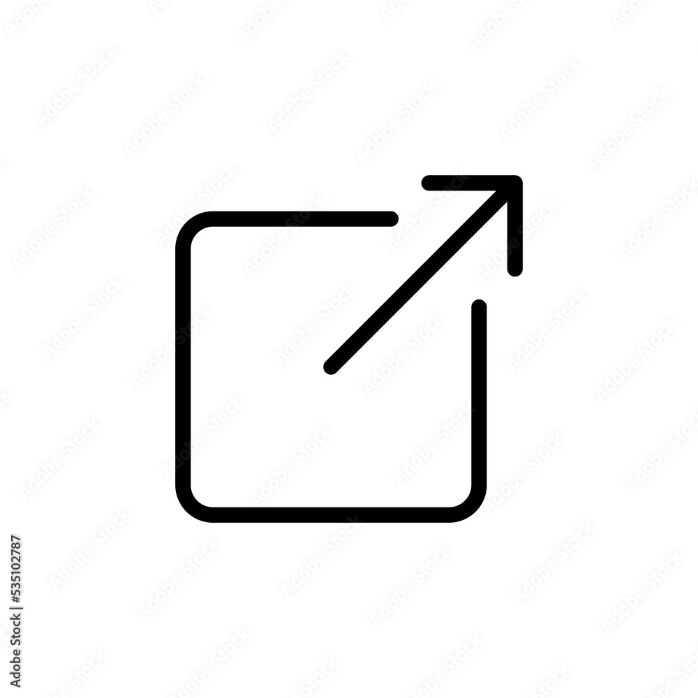 External link icon vector for web and mobile app. link sign and symbol. hyperlink symbol External link icon vector for web and mobile app. link sign and symbol. hyperlink symbol