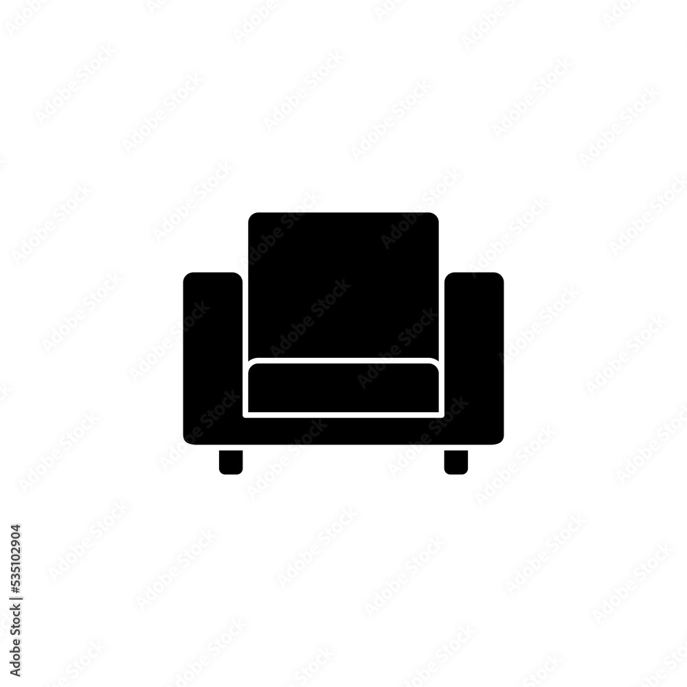 Sofa icon vector for web and mobile app. sofa sign and symbol. furniture icon Sofa icon vector for web and mobile app. sofa sign and symbol. furniture icon