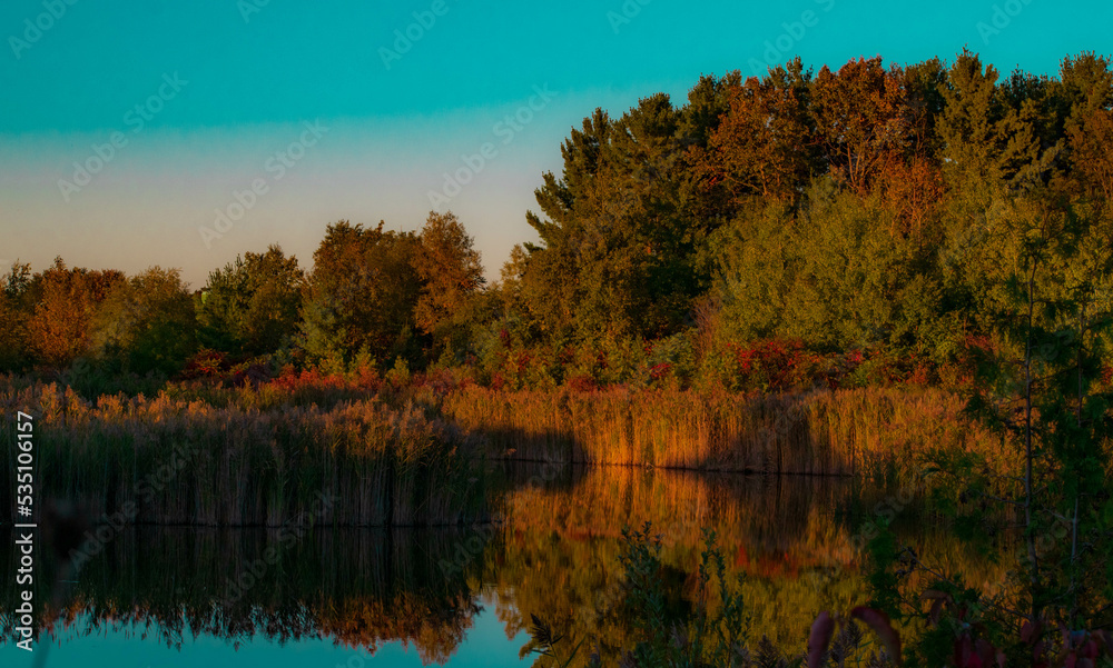 lake in autumn