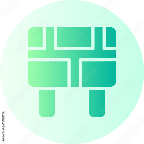 signpost gradient icon