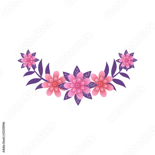 Fototapeta Naklejka Na Ścianę i Meble -  Flower Bouquet Illustrations Designs Vectors