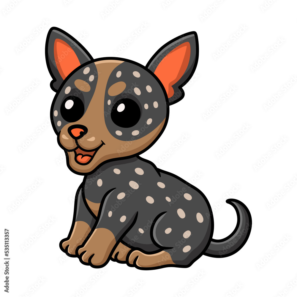 Cute australian cattle dog cartoon Cute australian cattle dog cartoon