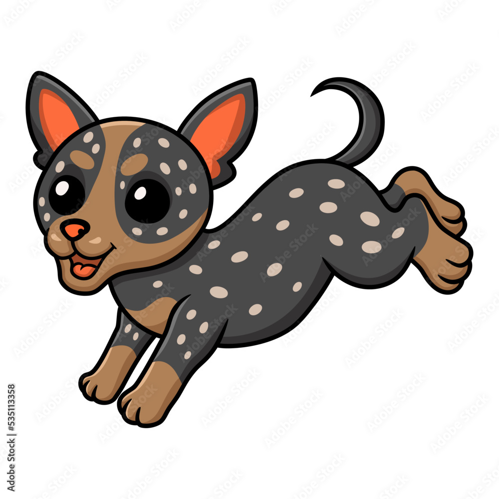 Cute australian cattle dog cartoon Cute australian cattle dog cartoon