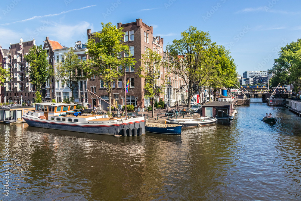 Junction of the Brouwersgracht and Prinsengracht, Amsterdam, Netherlands