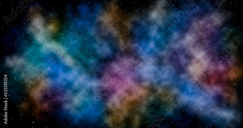 Abstract wallpaper with colorful constellation