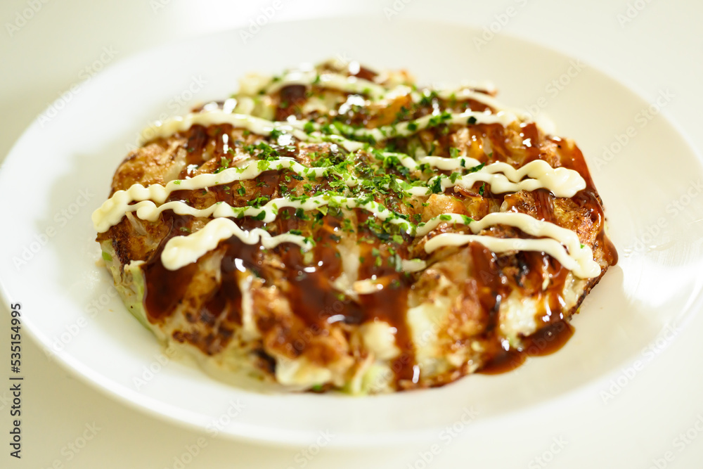 できたてホヤホヤのお好み焼き できたてホヤホヤのお好み焼き