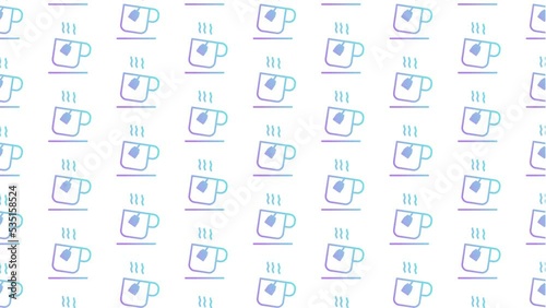 Wallpaper Mural Black Tea White Animated Loop Background 4K Torontodigital.ca