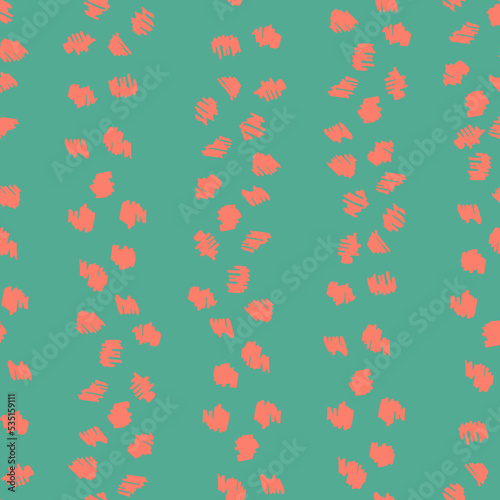 Vector Seamless Hand Drawn Scribble Pattern. Minimal Artistic Sketch Endless Print.