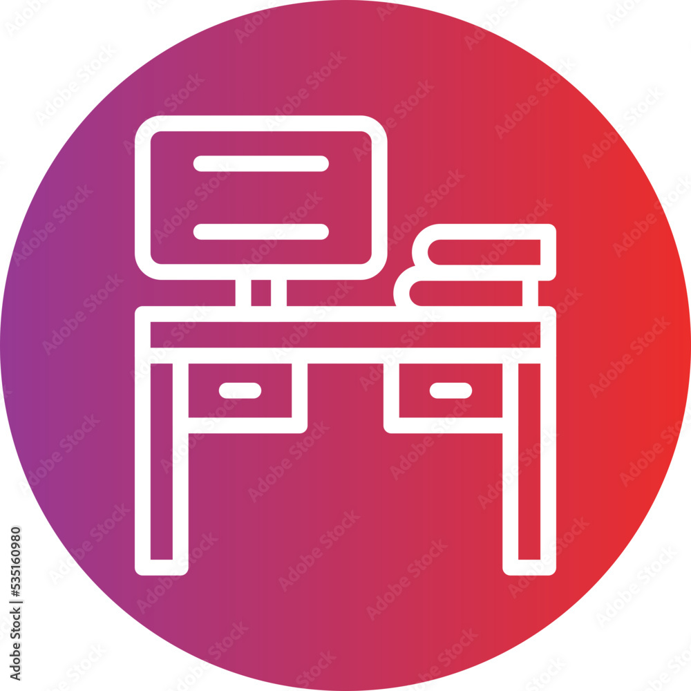 Office Desk Icon Style Office Desk Icon Style