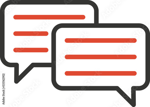 Comments Bubbles Vector Icon
