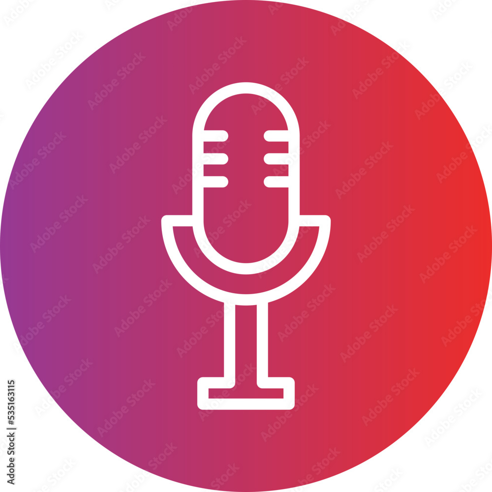 Microphone Icon Style Microphone Icon Style