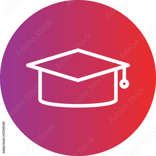 Mortarboard Icon Style