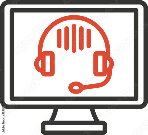 Call centre Vector Icon
