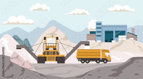 Salt Production Illustration