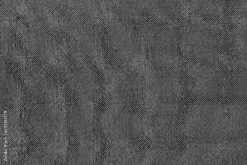 Black gray cotton fabric cloth texture for background, natural textile pattern. © Tumm8899