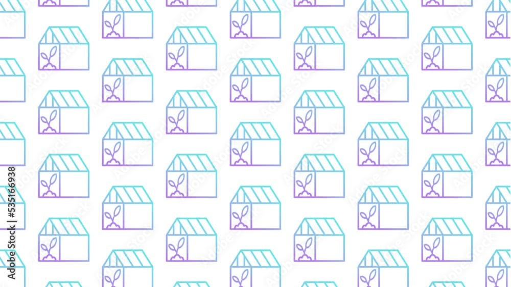 Greenhouse White Animated Loop Background 4K Greenhouse White Animated Loop Background 4K