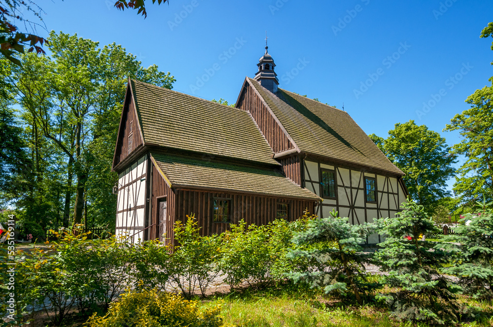 Church of St. Andrew the Apostle. Village Golina in Jarocin County, Greater Poland Voivodeship. Church of St. Andrew the Apostle. Village Golina in Jarocin County, Greater Poland Voivodeship.