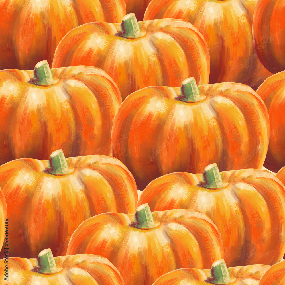 Pumpkin pattern wallpaper background Pumpkin pattern wallpaper background