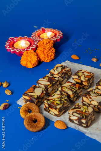 Sweets for Diwali and festive season. photo