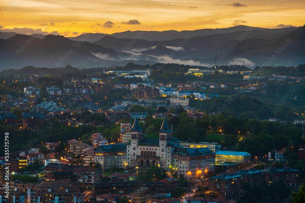Fototapeta premium San Sebastian is the capital of the Spanish province of Gipuzkoa in the Basque Country