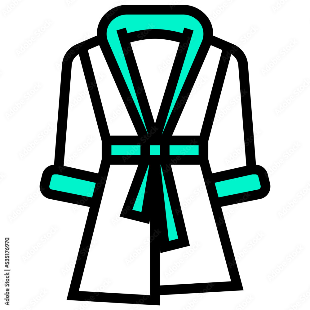 Bathrobe icon Bathrobe icon