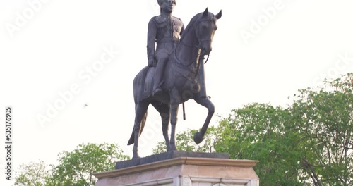 sawai man singh statue in jaipur photo