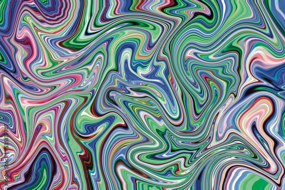 Illustration of Modern colorful liquid background. Flow rainbow Colorís Liquid shape. Abstract design.