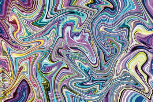 Illustration of Modern colorful liquid background. Flow rainbow Colorís Liquid shape. Abstract design.