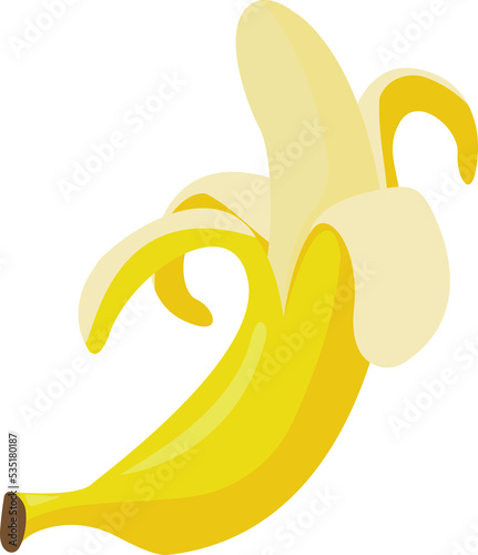 fruit banana Cartoon illustration