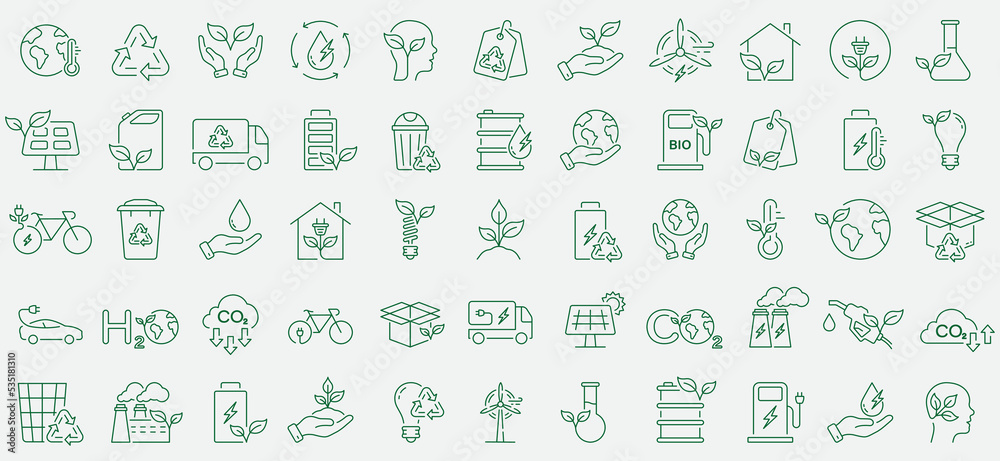 Bio Fuel, Green Energy Line Icon Set. Renewable Nature Power Linear Pictogram. Recycling Environmental Resource Outline Symbol. Eco Electric Energy. Editable Stroke. Isolated Vector Illustration Bio Fuel, Green Energy Line Icon Set. Renewable Nature Power Linear Pictogram. Recycling Environmental Resource Outline Symbol. Eco Electric Energy. Editable Stroke. Isolated Vector Illustration