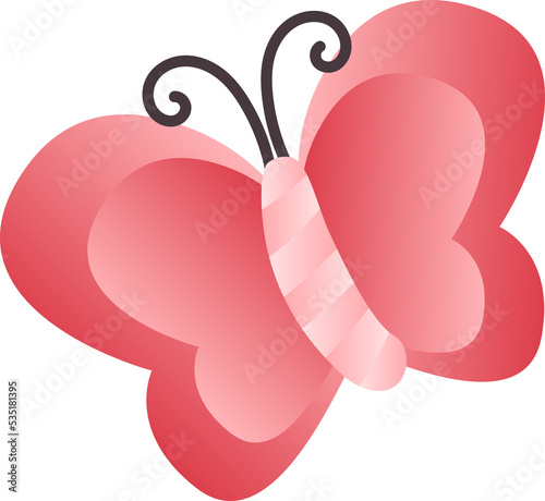 butterfly cartoon illustration