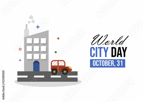 World city day illustration