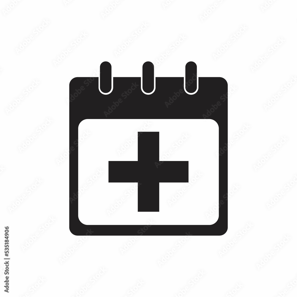 Doctor appointment icon isolated on white background. Calendar, planning board, agenda, consultation doctor Doctor appointment icon isolated on white background. Calendar, planning board, agenda, consultation doctor