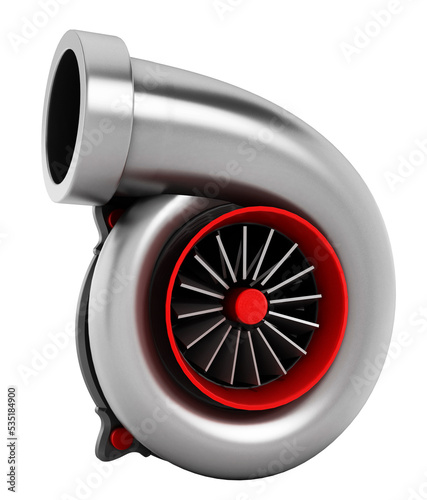 Car turbo on transparent background.