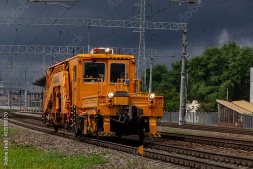 train on railway