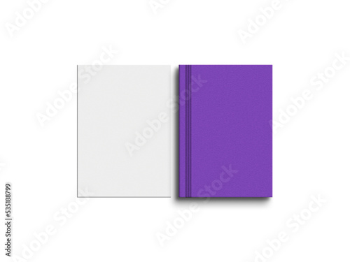 Elegant letterhead with diary stationary set mockup