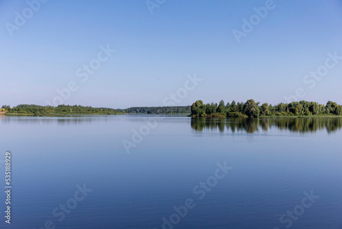 lake and trees