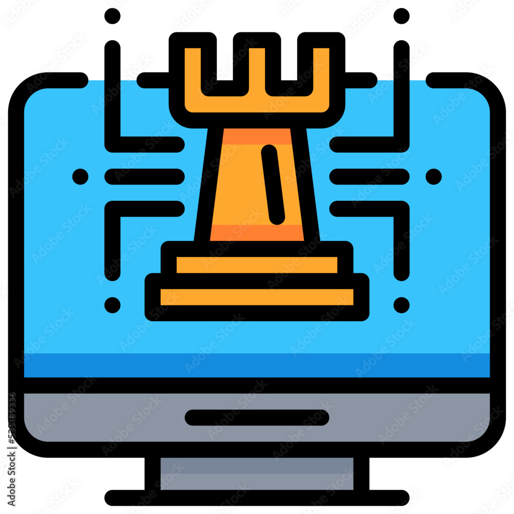 Fototapeta premium Strategy icon