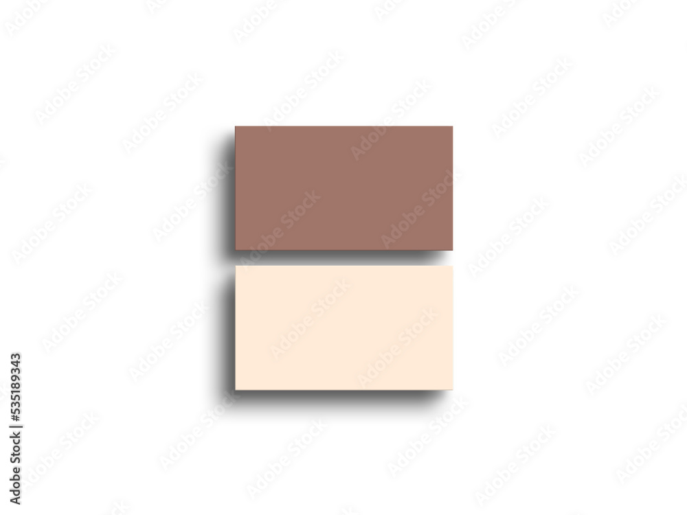Minimal business card mockup Minimal business card mockup